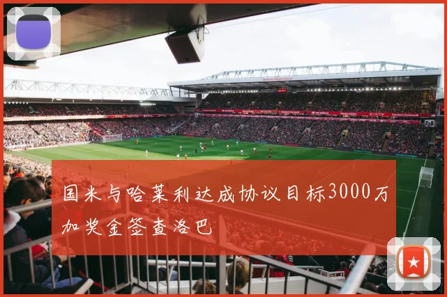 国米与哈莱利达成协议目标3000万加奖金签查洛巴